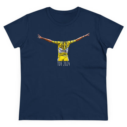 Leggenda del ciclismo Tadej Pogacar vincitore  al Tour de France - Woman midweight t-shirt