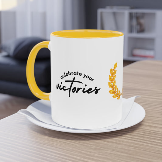 Two-Tone Celebrate Your Victories Mug