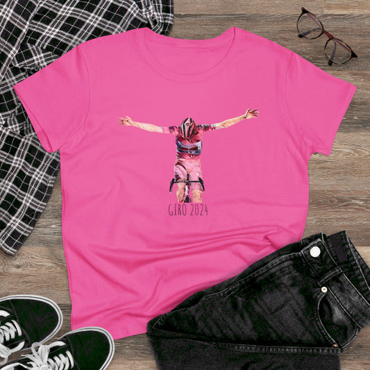 La leggenda del ciclismo Tadej Pogacar   al Giro d'Italia - Woman midweight t-shirt