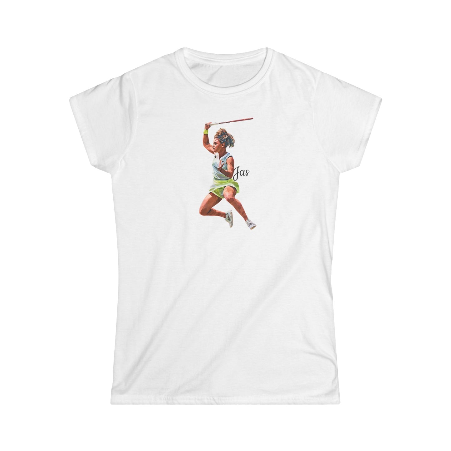 Jasmine Paolini "JAS" Donna - T-shirt per Fan di Tennis - Abbigliamento Sportivo Femminile