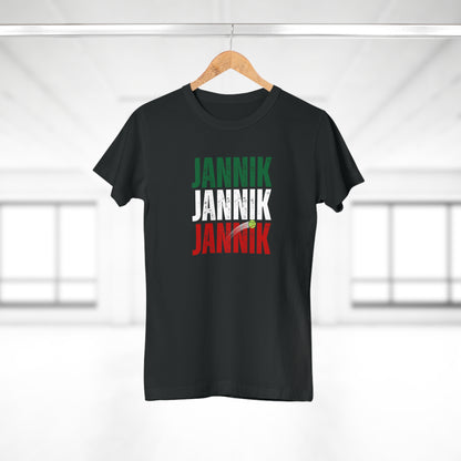 Donna - Jannik Tricolore - T-shirt omaggio a Jannik Sinner