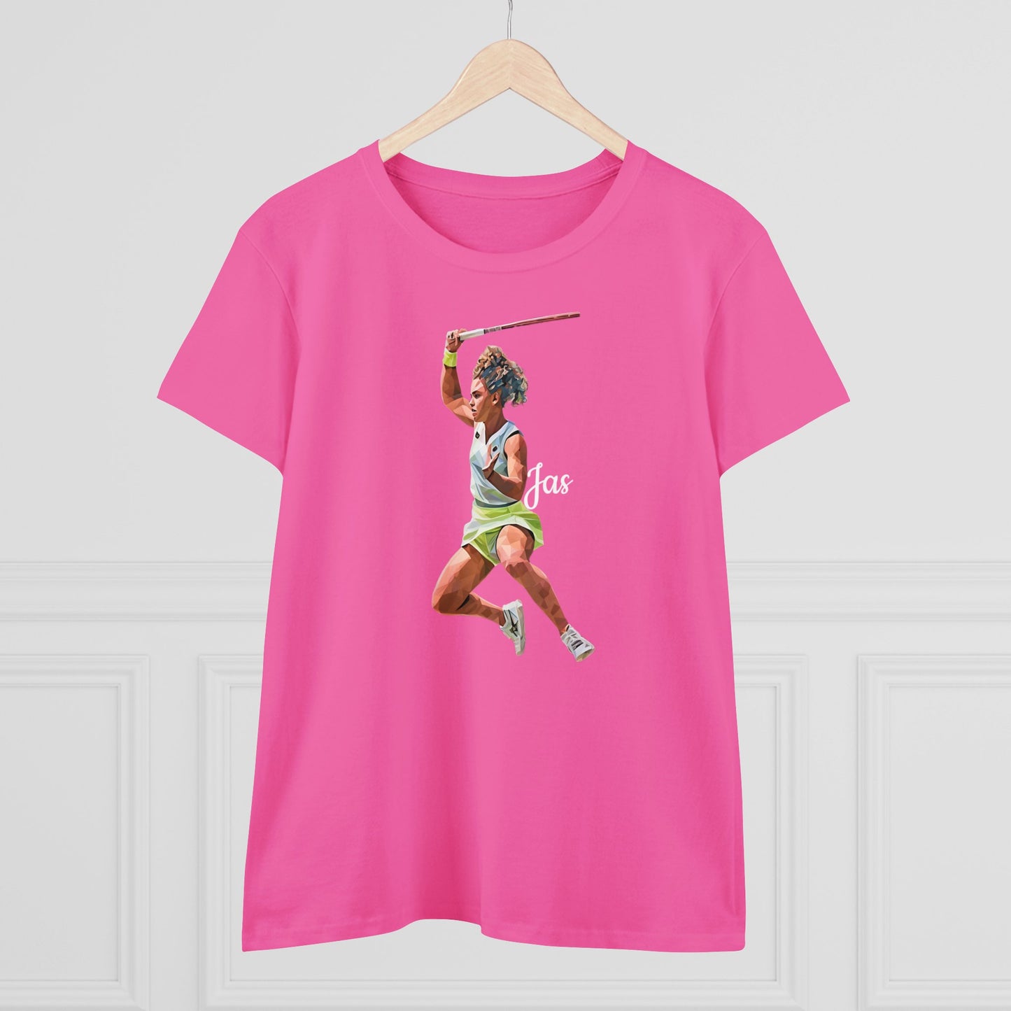 Jasmine Paolini "JAS" Donna - T-shirt per Fan di Tennis - Abbigliamento Sportivo Femminile