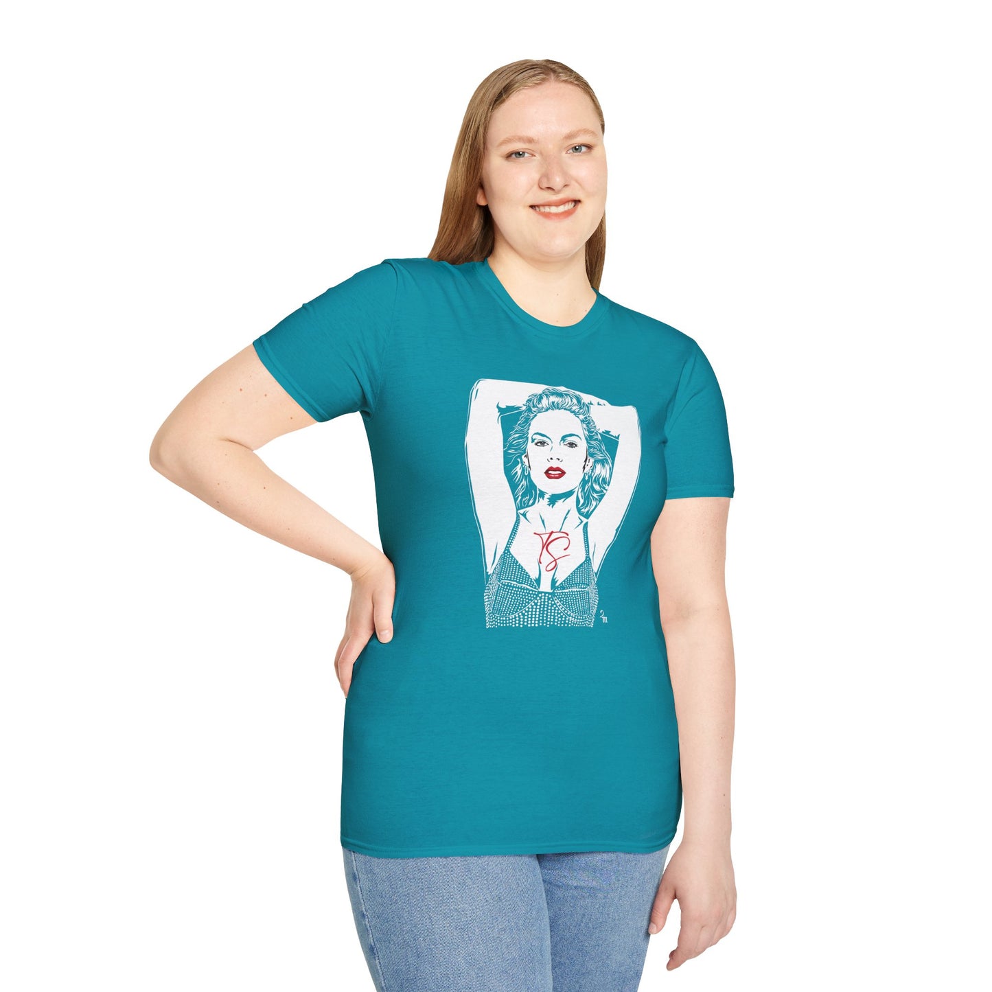 Taylor Swift T-shirt da Donna con Disegno di TS realizzato da 2M