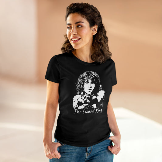 The Lizard King- Jim Morrison - Women art t-shirt