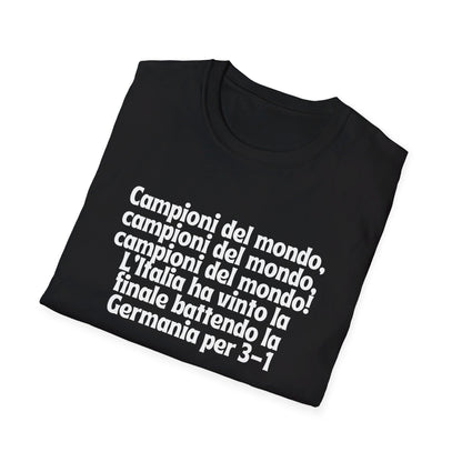 Frasi epiche sportive - Nando Martellini T-shirt